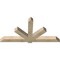 Ekena Millwork Kennewick Rough Sawn Timber Gable Bracket, Douglas Fir, 84"W x 42"H x 6"D x 6"F, 12/12 Pitch GBW084X42X0606KEN00RDF - alternate 5